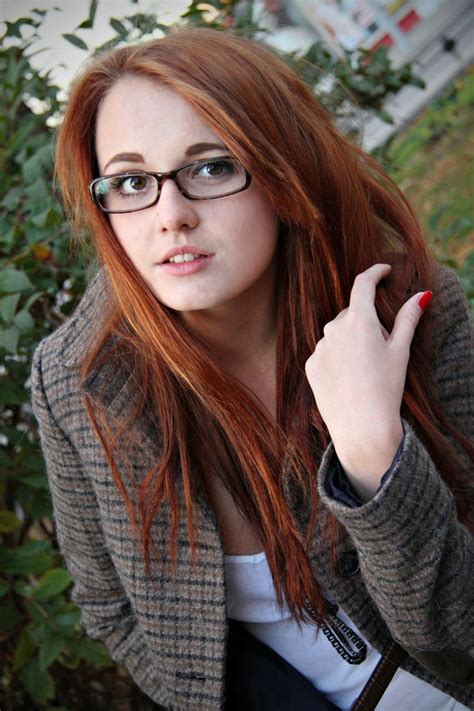 glasses redhead porn